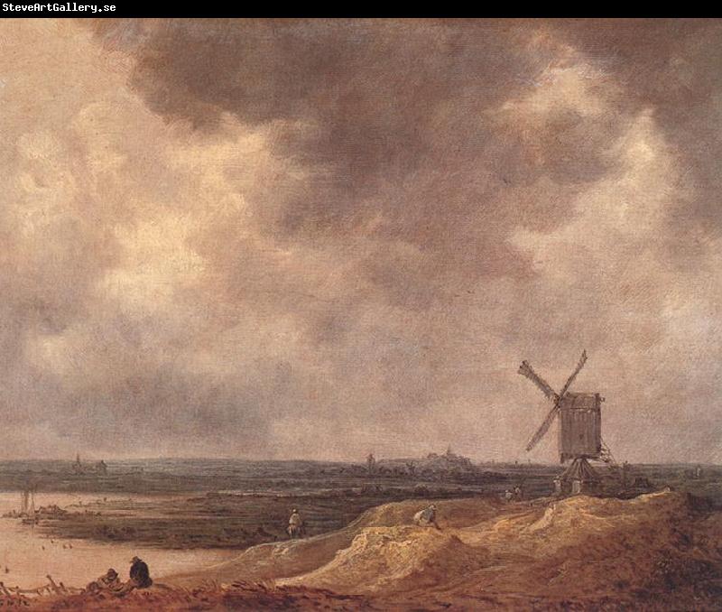 GOYEN, Jan van Windmill by a River fg